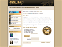 Tablet Screenshot of acctech.us